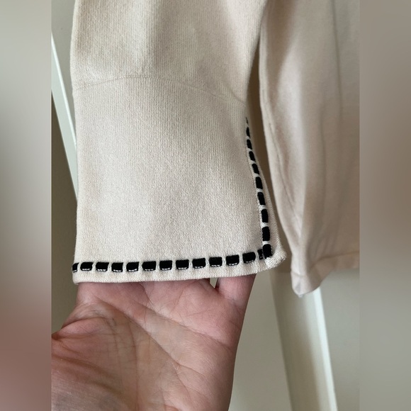 Rafaella Rich Cream Sweater Women’s Size Small - Picture 3 of 15